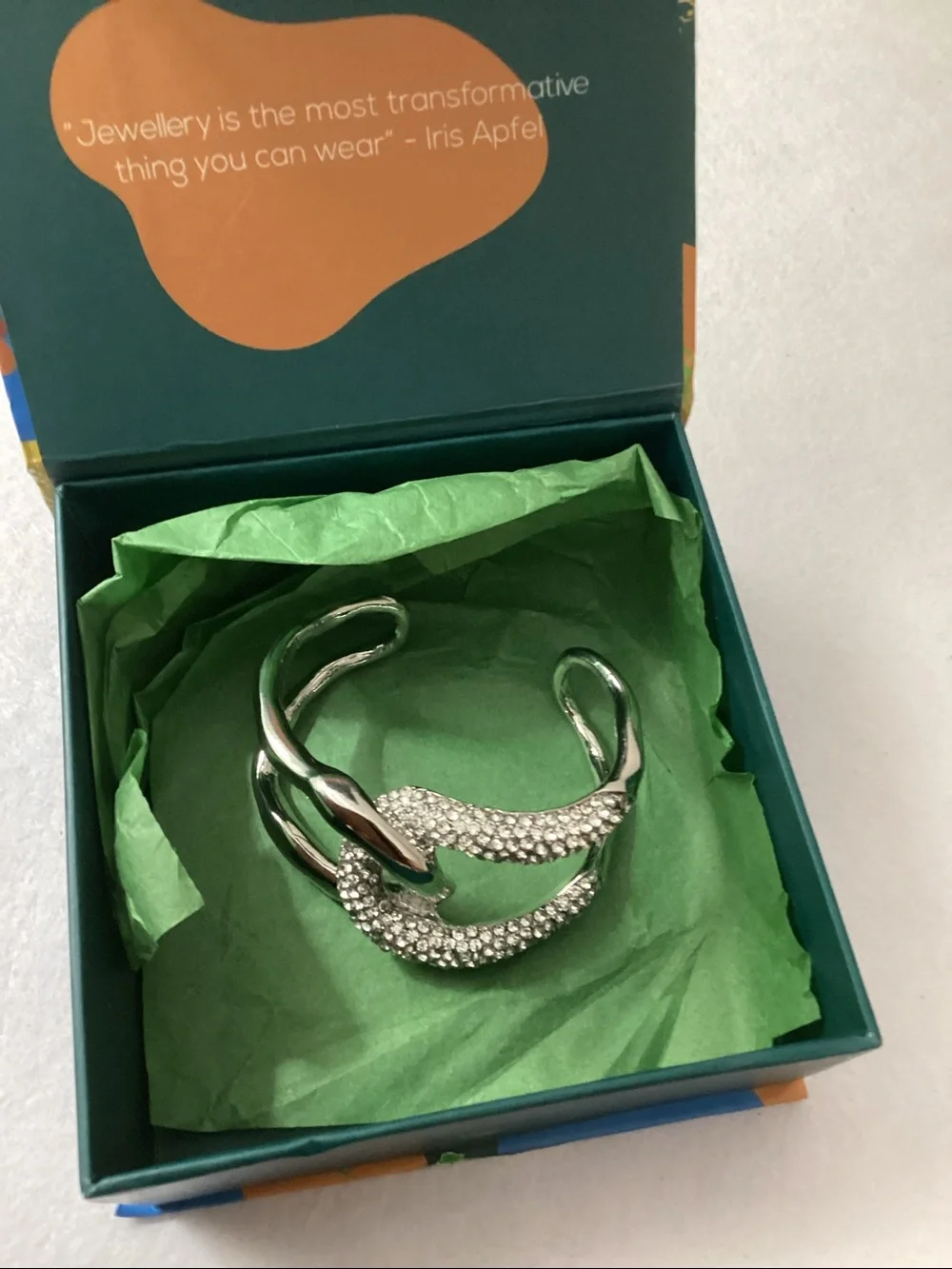 SOHI Women's The Opposta Cuff Bracelet